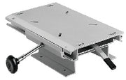 LOW PROFILE SEAT SLIDE AND LOCKING SWIVEL